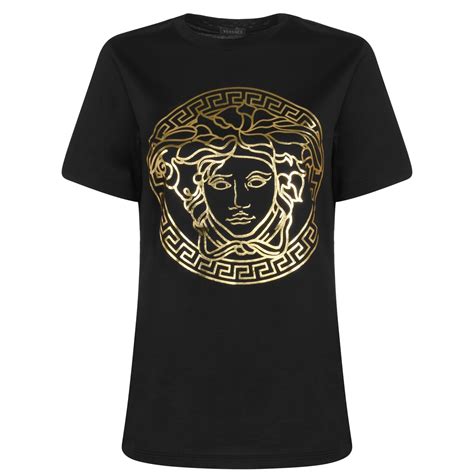 versace ladies t shirt|medusa t shirt women's.